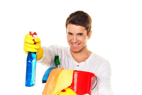 Preventing ham stains in a commercial kitchen workspace